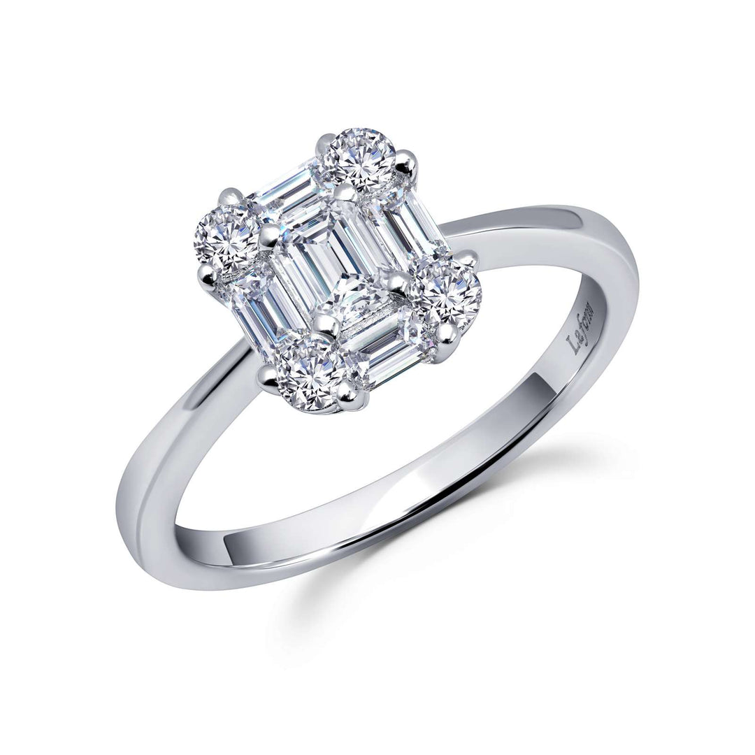 Lafonn Baguette Engagement Ring