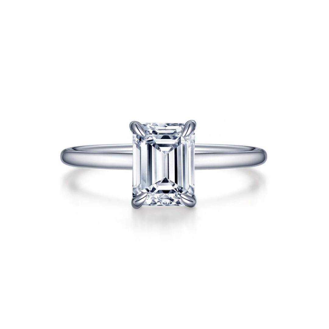 Lafonn Emerald-Cut Solitaire Engagement Ring