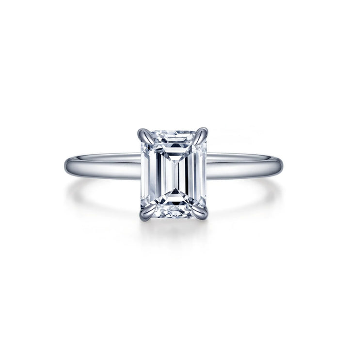 Lafonn Emerald-Cut Solitaire Engagement Ring