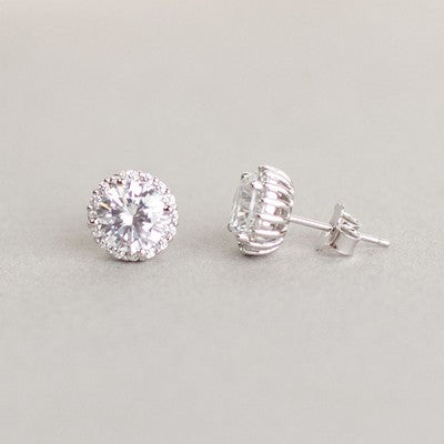 Stephi 18K Silver Earrings