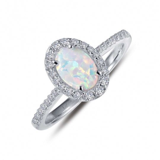 Lafonn Oval Halo Engagement Ring