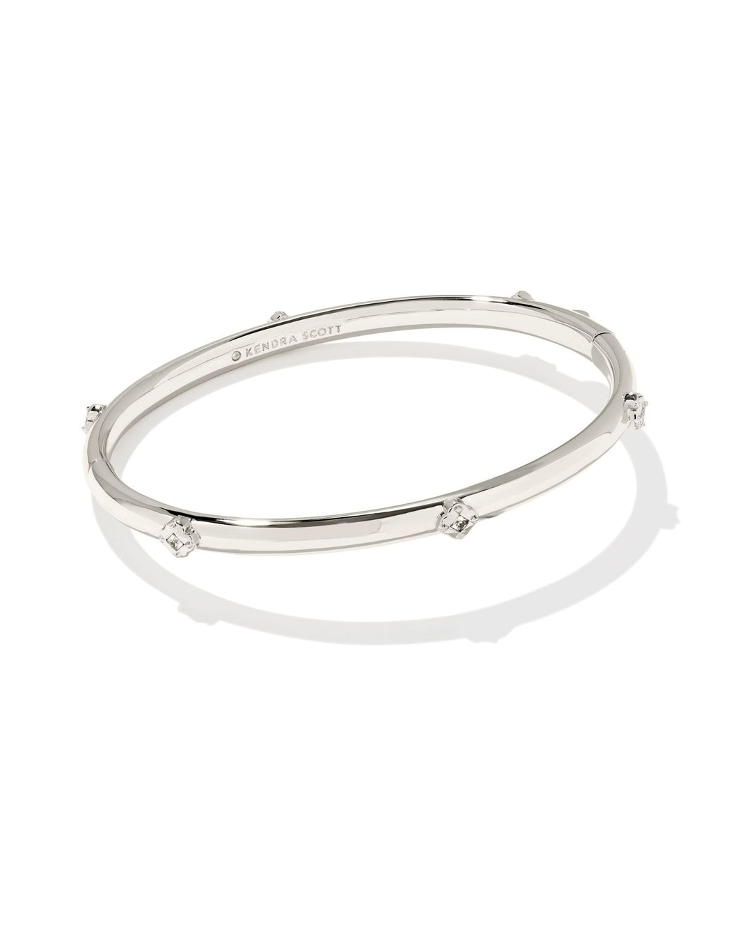 Kendra Scott Joelle Bangle Bracelet In Silver (M/L)