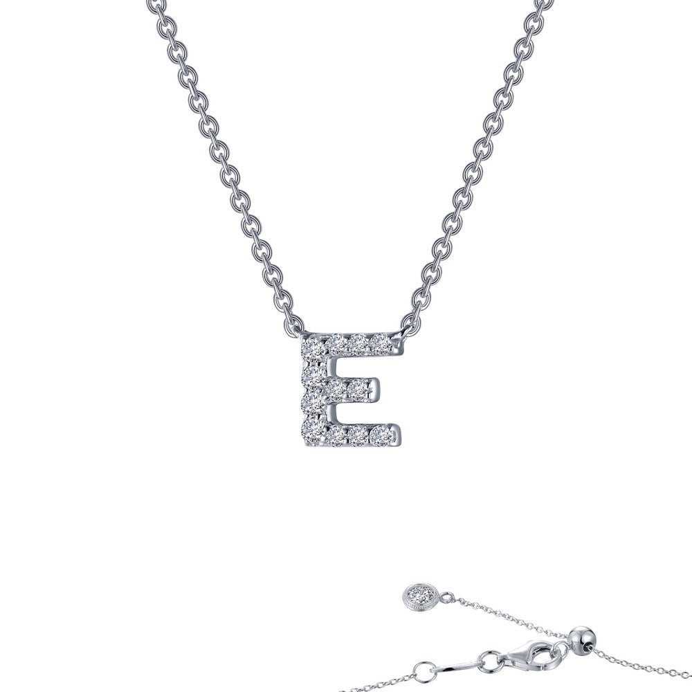 Lafonn Letter Block Initial Pendant Necklace