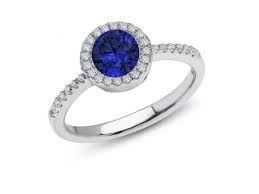 Lafonn Sapphire Halo Ring