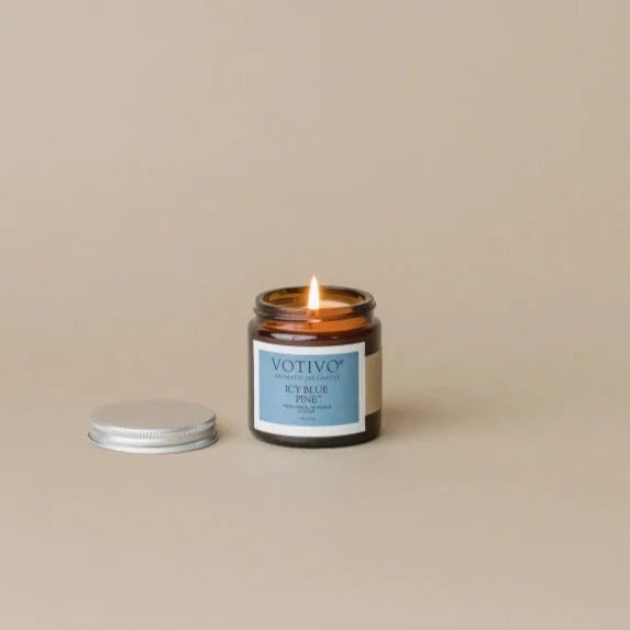 Votivo 2.8oz Aromatic Jar Candle-Icy Blue Pine